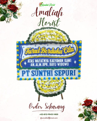 Papan Bunga Duka di Dringo