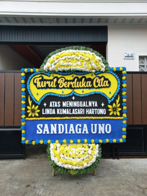 Papan Bunga Duka di Dringo